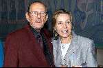 AMSTERDAM 28 augustus 2001
Surprise feestje voor  Joop Doderer vanwege zijn 80e verjaardag samen met Diana Dobbelman