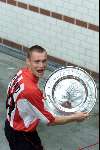 Amsterdam 12 augustus 2001
PSV-Fc Twente voor de Johan Cruyff schaal in de Amsterdam Arena. Eindstand 3-2
Kevin Hofland