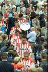 Amsterdam 12 augustus 2001
 PSV- FC Twente 3-2 voor de Johan Cruyffschaal in de Amsterdam Arena.
Mark v Bommel en Kevin Hofland