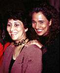 Patty Brard met haar moeder