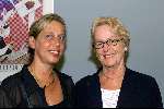 Laren 10 augustus 2001
Opening expositie Toon Hermans.
Petra Leusden