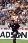 Amsterdam 12 augustus 2001
 PSV- FC Twente 3-2 voor de Johan Cruyffschaal in de Amsterdam Arena.
Chris v d weerden en Ramzi