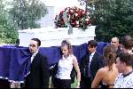 Amsterdam 25 augustus 2001
Begrafenis van Sylvia Millecam op Westgaarde