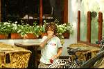 Amsterdam 7 juli 2002
Bas Westerweel met kinderen