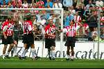 Eindhoven 6 augustus 2002
Opening PSV stadion met de oud spelers 1988
Erik Gerets Gerald Vanenburg Anton Janssen Soren Lerby  Jan Heintze Berry v Aerle