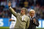 Eindhoven 6 augustus 2002
Opening PSV stadion met de oud spelers 1988
Erik Gerets bij afscheid met Harry v Raaij