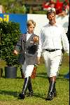 Valkenswaard 18 augustus 2002
Concours bij Jan Tops .
Erik v d Vleuten  met zoon Maik
Concours Hippique