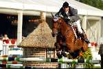 Valkenswaard 18 augustus 2002
Concours bij Jan Tops .
Erik v d Vleuten 
Concours Hippique