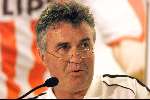 Eindhoven 5 Augustus 2002 Voorstelling aan Pers nieuwe selektie van PSV met daarop aansluitend een persconferentie met o.a. Guus Hiddink
