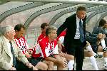 Eindhoven 6 augustus 2002
Opening PSV stadion met de oud spelers 1988
Erik Gerets en Guus Hiddink
Jacques v d Ven en Hans Gilhaus