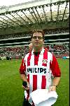 Eindhoven 6 augustus 2002
Guus Meeuwis
Opening PSV stadion met de oud spelers 1988