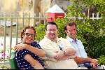 Curacao 13 augustus 2002
Prins Willem Alexander en Maxima  
Marc v d Linden, Lesley Kanters en Peter v d Voorst
