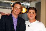 Almere 28 augustus 2002
Presentatie Big Brother 2002 met Martijn Krabbe
Martijn en de pshygoloog Steven Pont