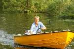 Motorbootje op de Vecht Sloepenroute