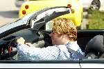 Hilversum26 augustus 2002
Robert Jensen in zijn nieuwe mercedes SL 500