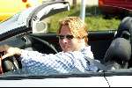 Hilversum26 augustus 2002
Robert Jensen in zijn nieuwe mercedes SL 500
