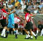 Eindhoven 6 augustus 2002
Opening PSV stadion met de oud spelers 1988
Romario Ivan nielsen Adri Koster gerald Vanenburg