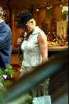 Amsterdam 7 augustus 2002
Simone Kleinsma niet blij