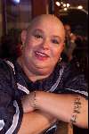 Amsterdam 1 januari 2000
Staatsloterij show op locatie in Magna Plaza.
Sugar Lee Hooper met tatoage