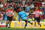 Eindhoven 6 augustus 2002
Opening PSV stadion met de oud spelers 1988
Soren Lerby  Willy v d Kuylen en Hans Gilhaus