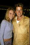 Amsterdam 2 september 2002
Premiere Oesters van Namkee in Pathe Arena
Winston Gerschtanowitz met vriendin