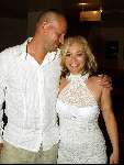 Scheveningen 3 augustus 2003
Laatste voorstelling van Aida in het circustheater.
Antje Monteiro met haar vriend Marc v Ditshuizen