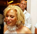 Scheveningen 3 augustus 2003
Laatste voorstelling van Aida in het circustheater.
Antje Monteiro met vriend