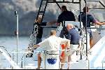Porto Ercole 6 augustus 2003
Beveiliging van de Jumbo VI