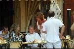 Amsterdam 4 augustus 2003
jan Vayne op terras en christine kroonenberg