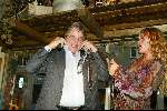 Rotterdam 24 augustus 2003
Surprise feestje inge de bruijn in baja beachclub
Inge de Bruijn en  Lee Towers
