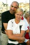 Scheveningen 3 augustus 2003
Laatste voorstelling van Aida in het circustheater.
Mathilde Santing met man