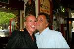 Rotterdam 24 augustus 2003
Surprise feestje inge de bruijn in baja beachclub
Monique Collignon en Aad Ouborg