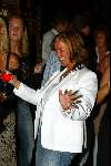 Rotterdam 24 augustus 2003
Surprise feestje inge de bruijn in baja beachclub
Monique Rijkaard met een glaasje wijn