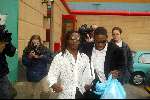 Rotterdam 29 augustus 2003
Regilio Tuur verlaat gevangenis de schie in rotterdam samen met zijn broer