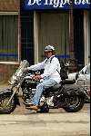 Amsterdam 1 augustus 2003
Ron Brandsteder op moter