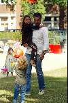 Amsterdam 30 augustus 2003
Ruud Gullit voetballen en spelen met zijn kinderen Joelle en Maxim