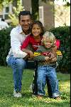 Amsterdam 30 augustus 2003
Ruud Gullit voetballen en spelen met zijn kinderen Joelle en Maxim