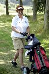Eemnes 1 augustus 2004
Golfen voor een goed doel op  golfclub de Goyer.
Annemarie Jorritsma