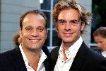 Den Haag 30 augustus 2004
Premiere Passion in schouwburg Den Haag.
Carlo Boszhard met vriend