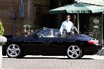 Amsterdam 3 augustus 2004
Carmen Sandriessen (Carmen Rijkaard} in Porsche 911 cabrio op Cornelis Schuytstraat