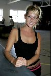 Amsterdam 1 augustus 2004
Presentatie  musical Crazy for You.
Chantal Janzen