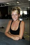 Amsterdam 1 augustus 2004
Presentatie  musical Crazy for You.
Chantal Janzen