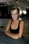 Amsterdam 1 augustus 2004
Presentatie  musical Crazy for You.
Chantal Janzen