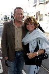 Amsterdam 25 augustus 2004
Presentatie nieuwe blad Zuid .
Gordon met Christine Kroonenberg