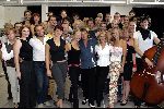 Amsterdam 1 augustus 2004
Presentatie  musical Crazy for You.
Dick Cohen  en  Joke de Kruyf  cast