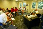 Zondag 8 Juli 2004
Persconferentie Dutch KLM Open 2004 Golf
Leo v d Ruit Henri v d Steen Hans Woudstra
Intervieuw met winnaar David Lynn