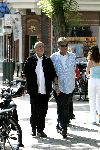 Amsterdam 31 juli 2004
Edgar Vos met vriend Geert op Cornelis Schuytstraat