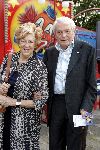 Amsterdam 3 augustus 2004
Ellen Vogel met man bij premiere circus Renz