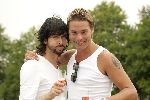 Amsterdam7 augustus 2004
Gay Parade Amsterdam. 
Eloy de Jong en  Mari v d Ven