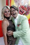 Amsterdam 3 augustus 2004
Premiere circus Renz in Amsterdam.
Emile Ratelband met Dorien Hoes